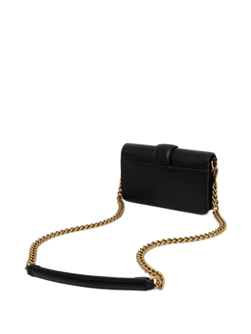 Just Cavalli Mini-tas met slangen-plakkaat Zwart