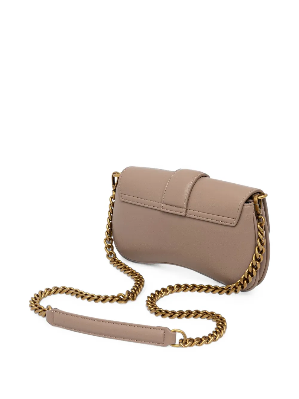 Just Cavalli Iconic Snakes crossbodytas met slangenplakkaat Beige