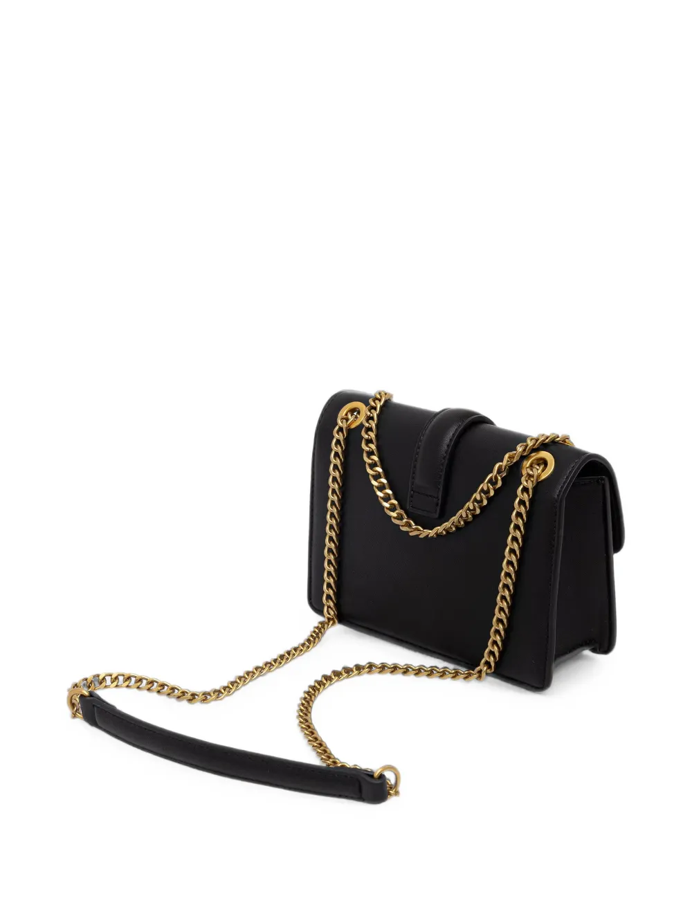 Just Cavalli Mini-tas met slangen-plakkaat Zwart
