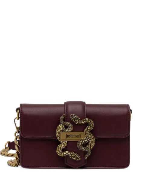 Just Cavalli snake-plaque cross body bag