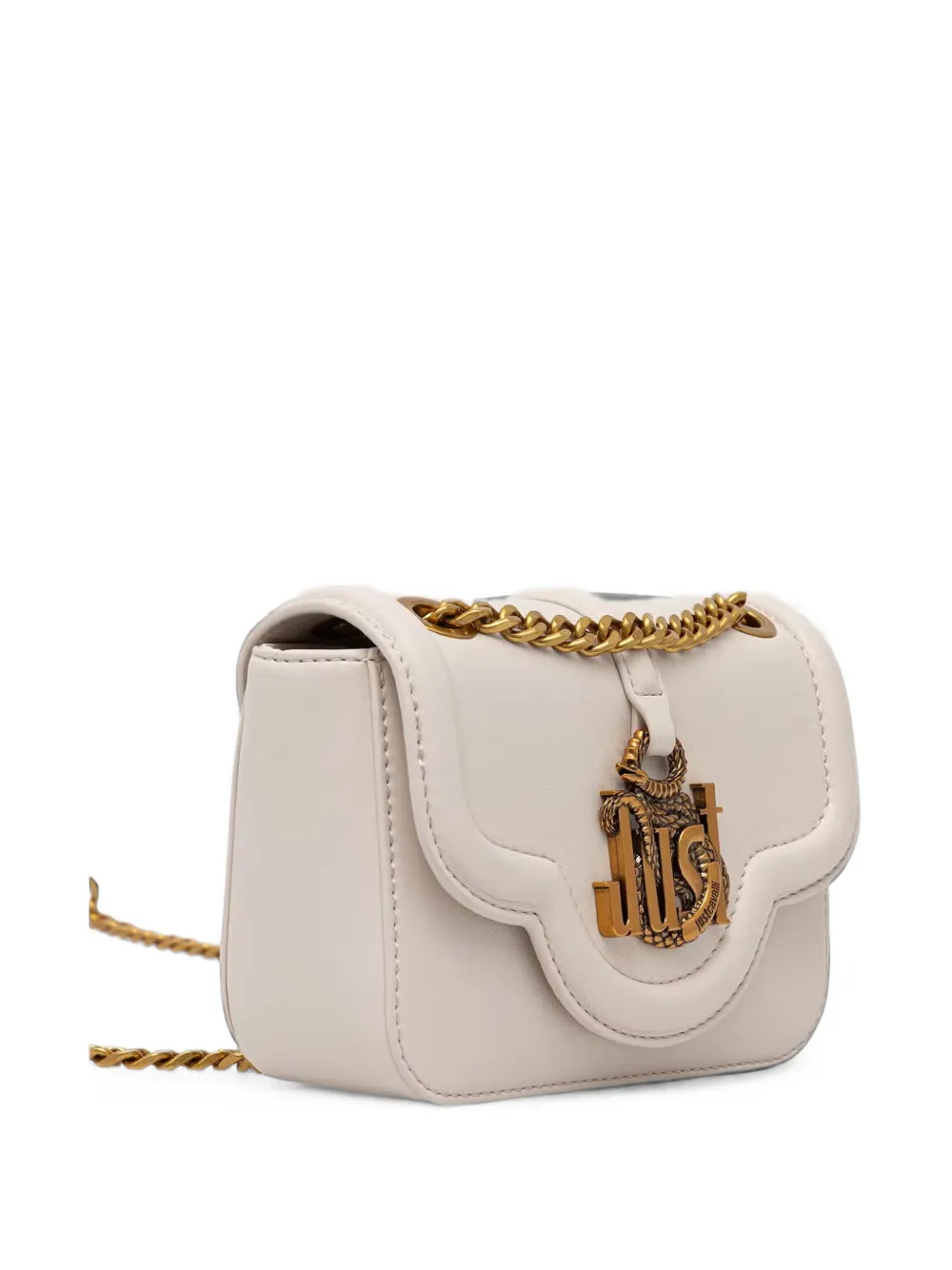 Just Cavalli Just Snake crossbodytas Wit