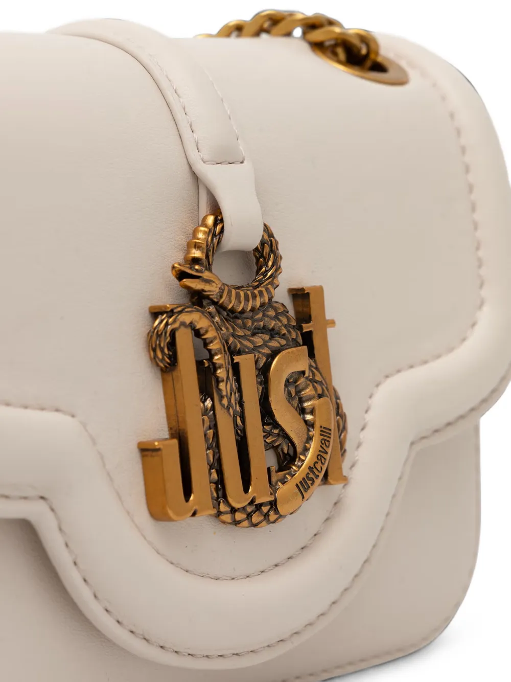 Just Cavalli Just Snake crossbodytas Wit
