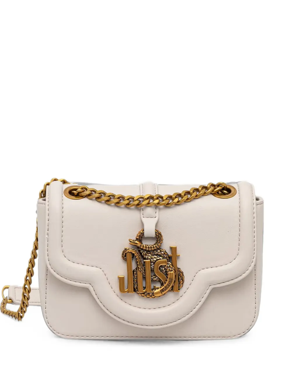 Just Cavalli Just Snake cross body bag - Bianco