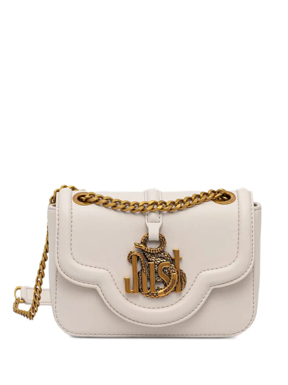 Just Cavalli Just Snake cross body bag - Bianco