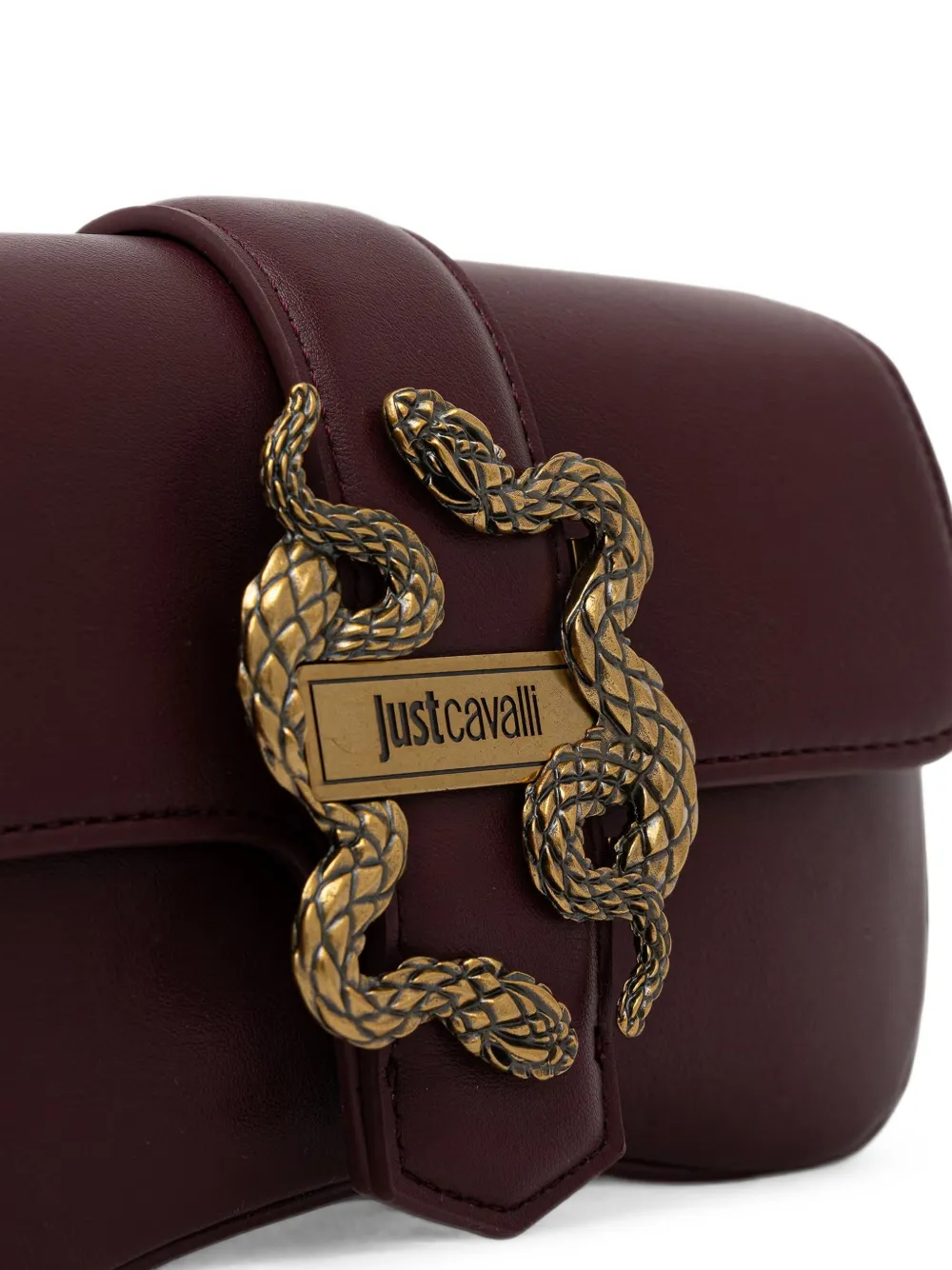 Just Cavalli Iconic Snakes crossbodytas Rood