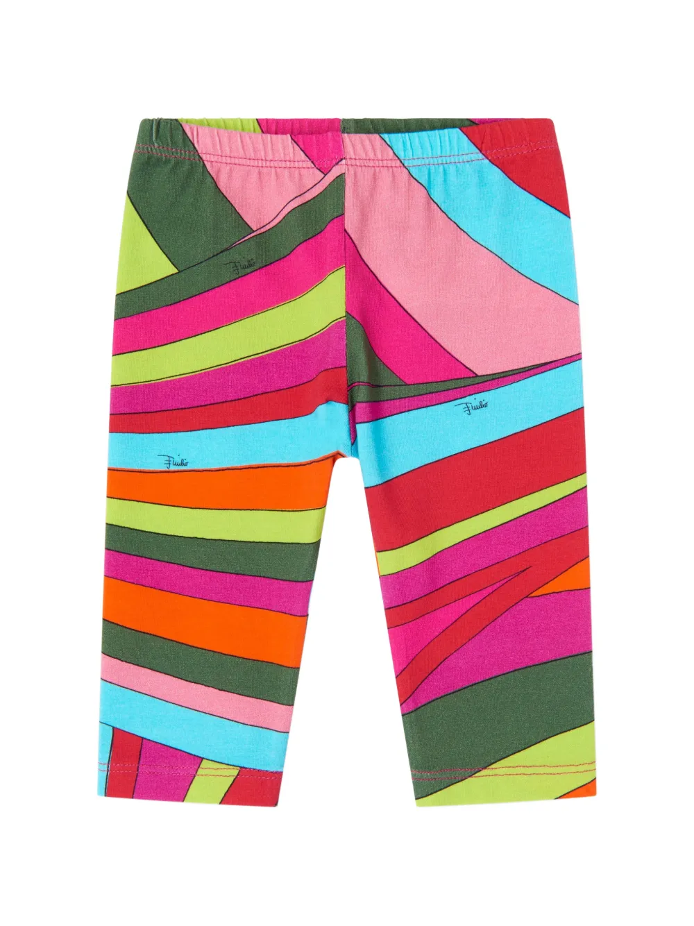 PUCCI Junior Marmo-print trousers - Rosa