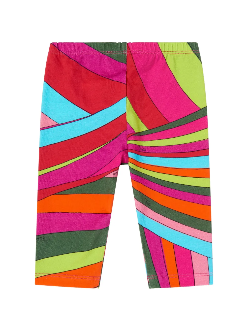 PUCCI Junior Broek met Marmo-print Roze