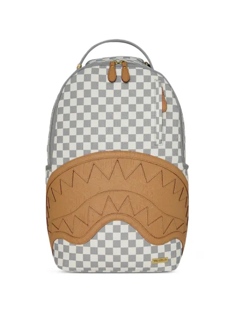 Sprayground embossed checkered backpack