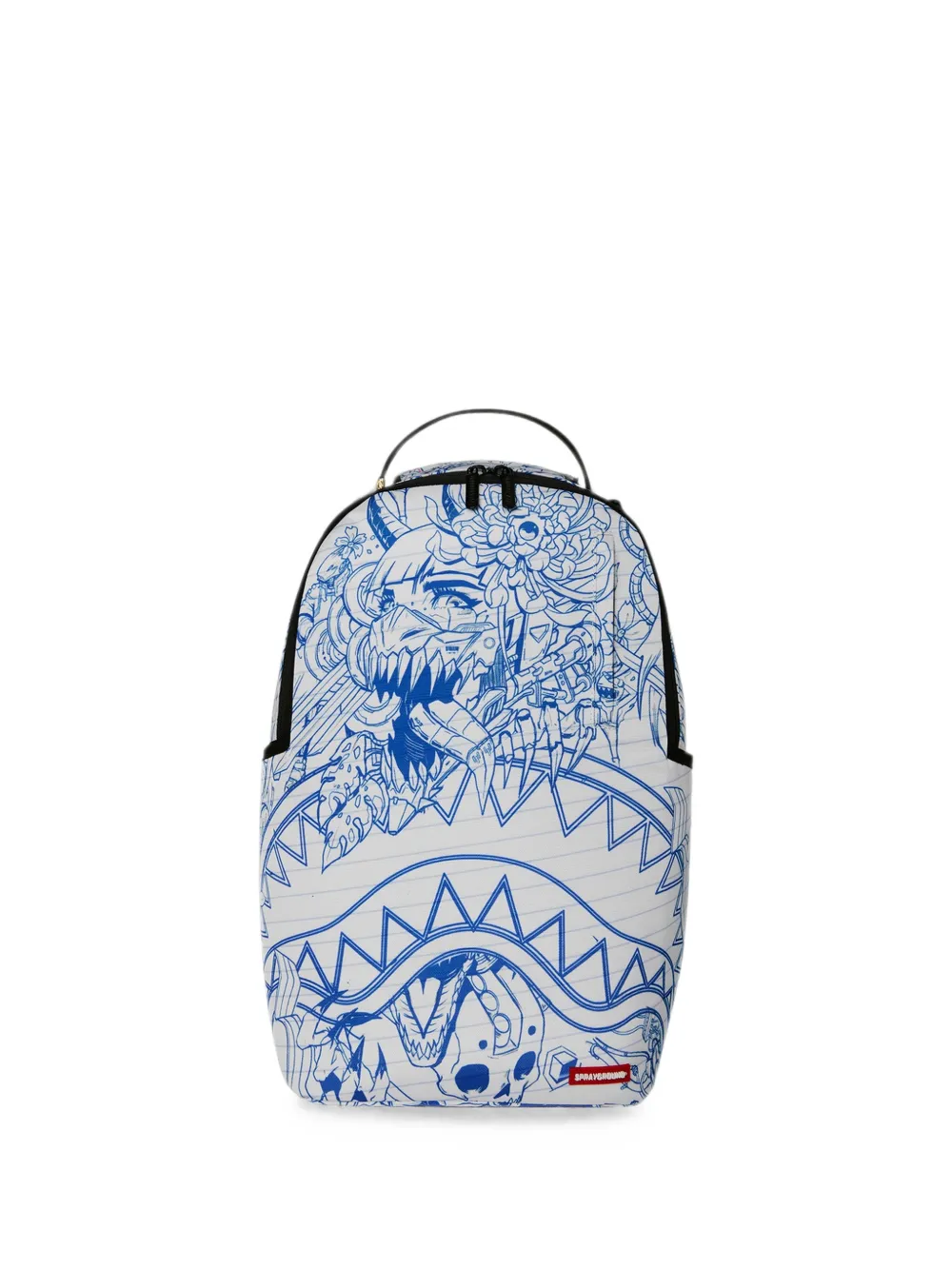 Sprayground Depth Off the Sketch Rucksack - Weiß