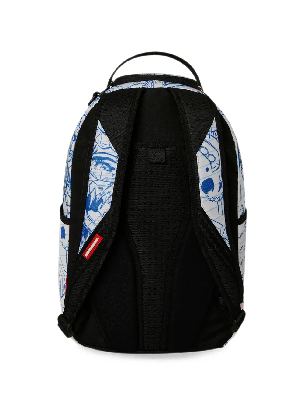 Sprayground Depth Off The Sketch rugzak Wit