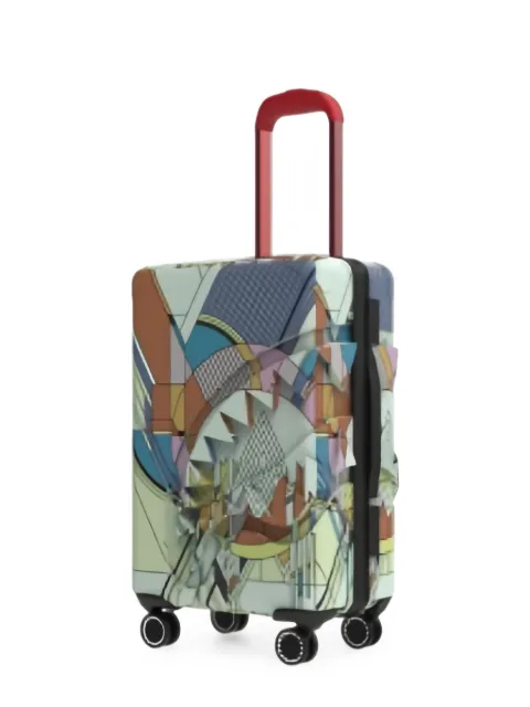Sprayground x Frank Lloyd Wright Frozen Spheres carry-on luggage