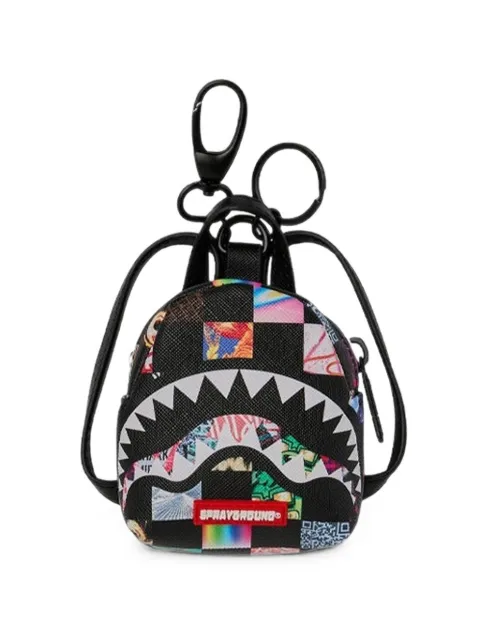 Sprayground Crazy Check keychain