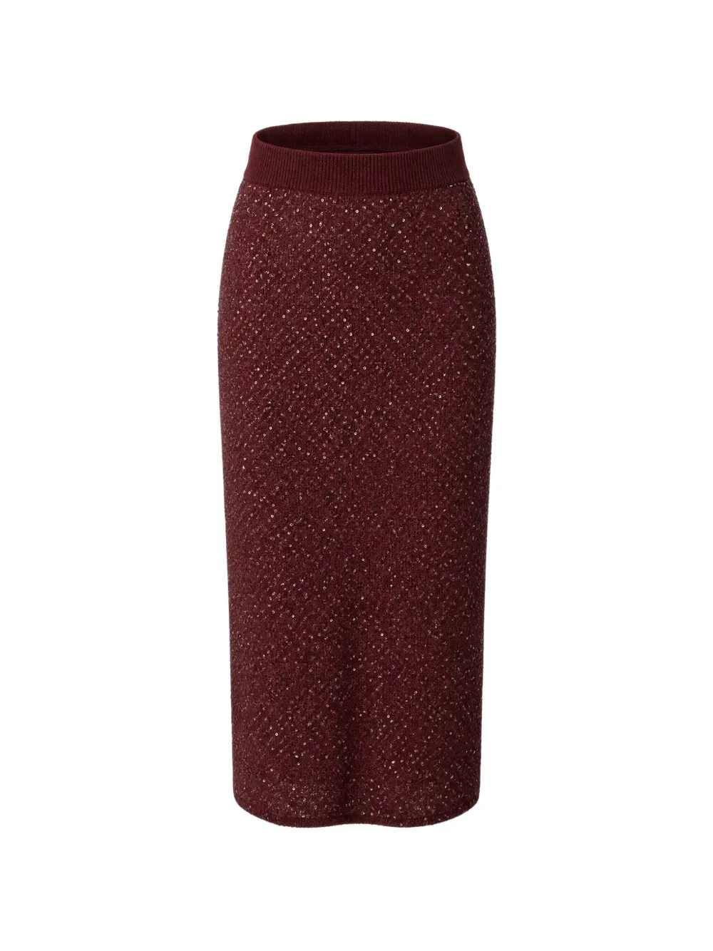 Toccin Alisha sequin-embellished midi skirt - Rot