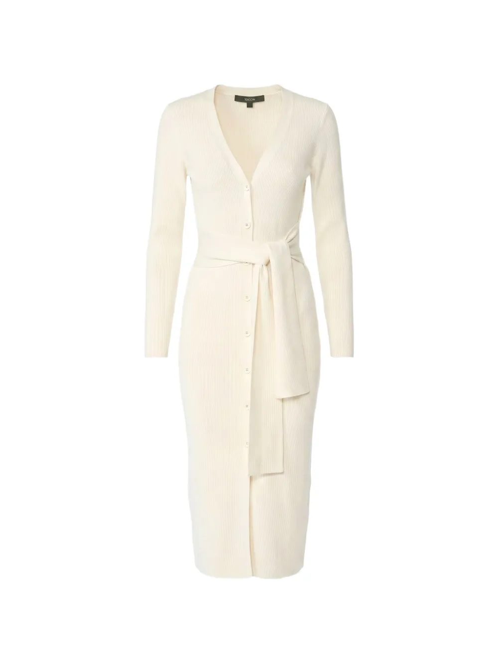 Toccin Lara belted cardi midi dress