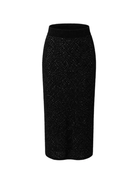 Toccin Alisha sequin-embellished midi skirt