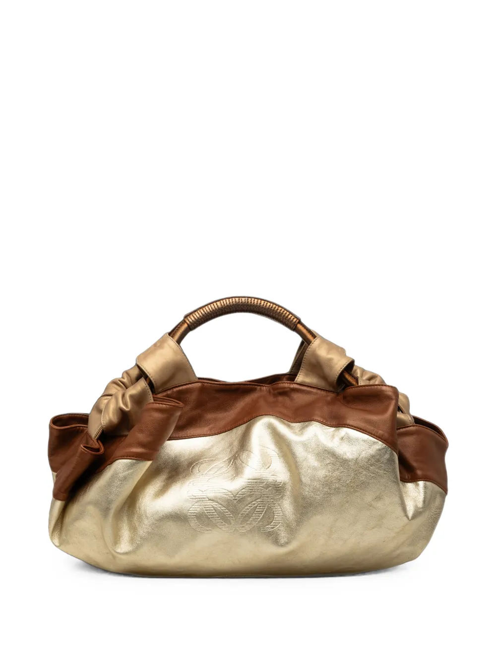 Loewe Pre-Owned 2007 Tricolor Nappa Aire hobo bag - Gold