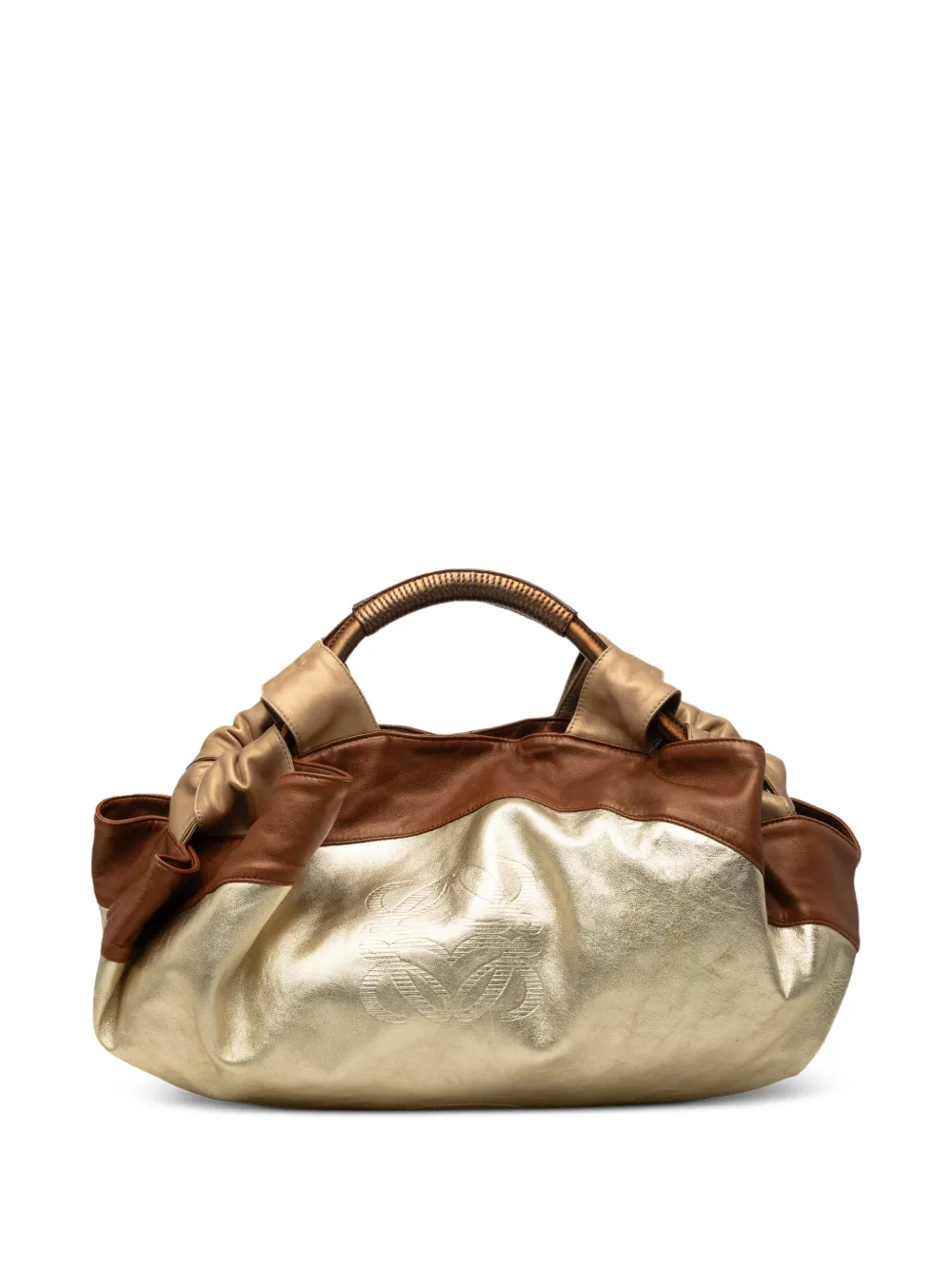 Loewe Pre-Owned 2007 Tricolor Nappa Aire hobo bag - Oro