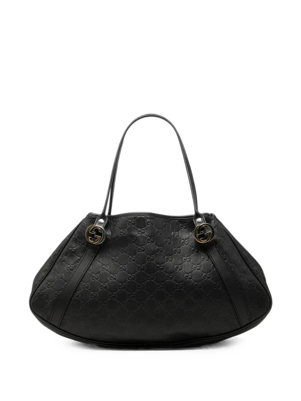 Gucci Pre-Owned 2000-2015 Guccissima Twins Schultertasche - Schwarz
