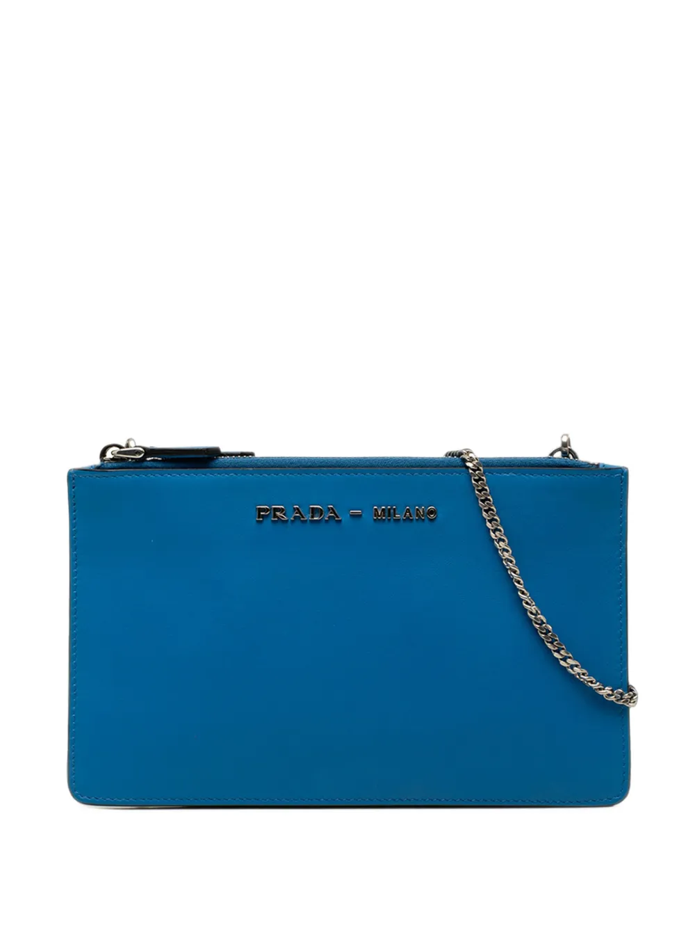 Prada Pre-Owned 2010-2026 City Calf Double Zip crossbody bag - Blu