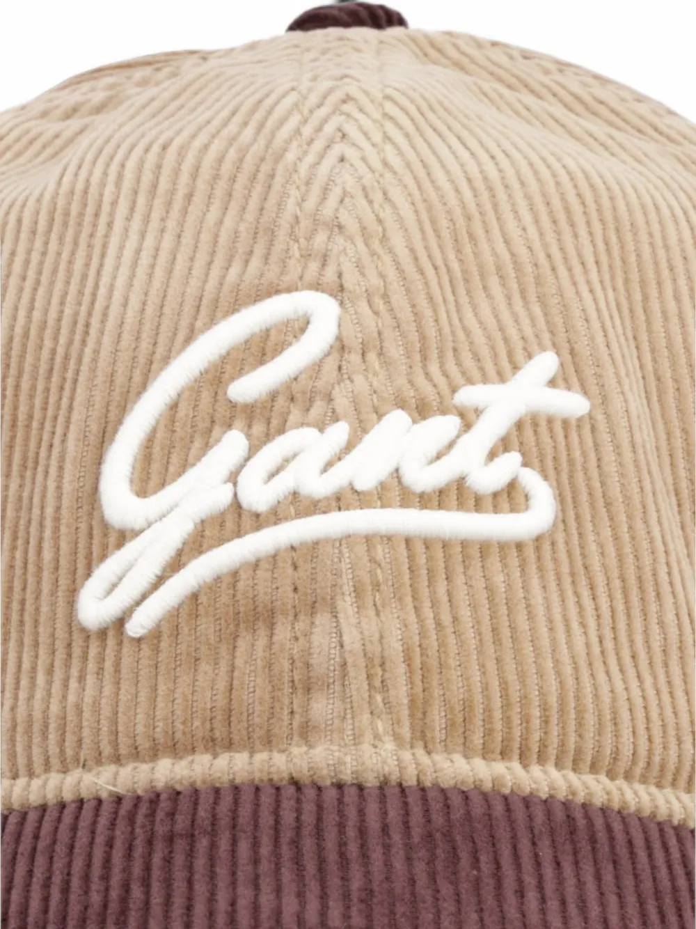 Gant Ribfluwelen pet Beige