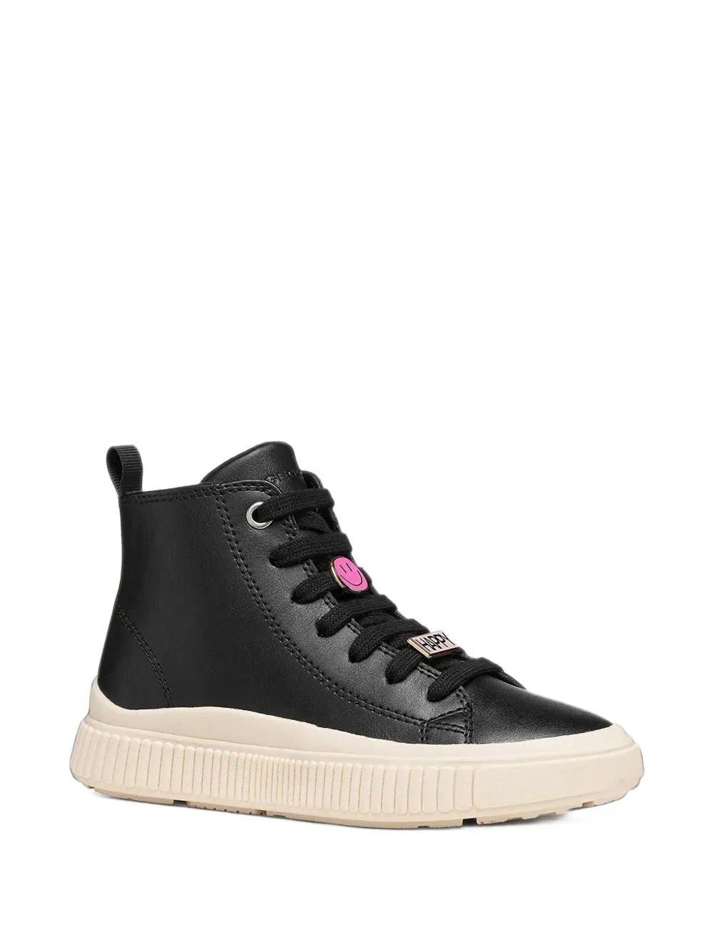 Geox Kids Laquinny high-top sneakers - Nero
