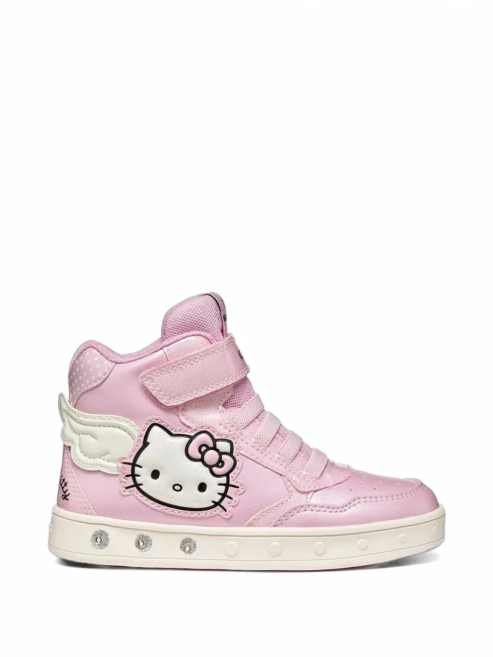 Geox Kids x Hello Kitty Skylin patch sneakers - Rosa