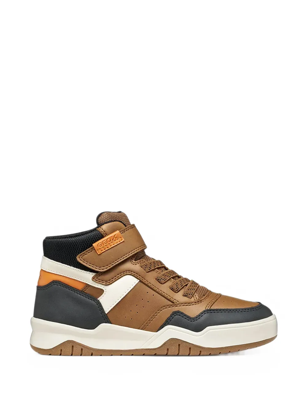 Geox Kids Perth touch-strap sneakers - Marrone