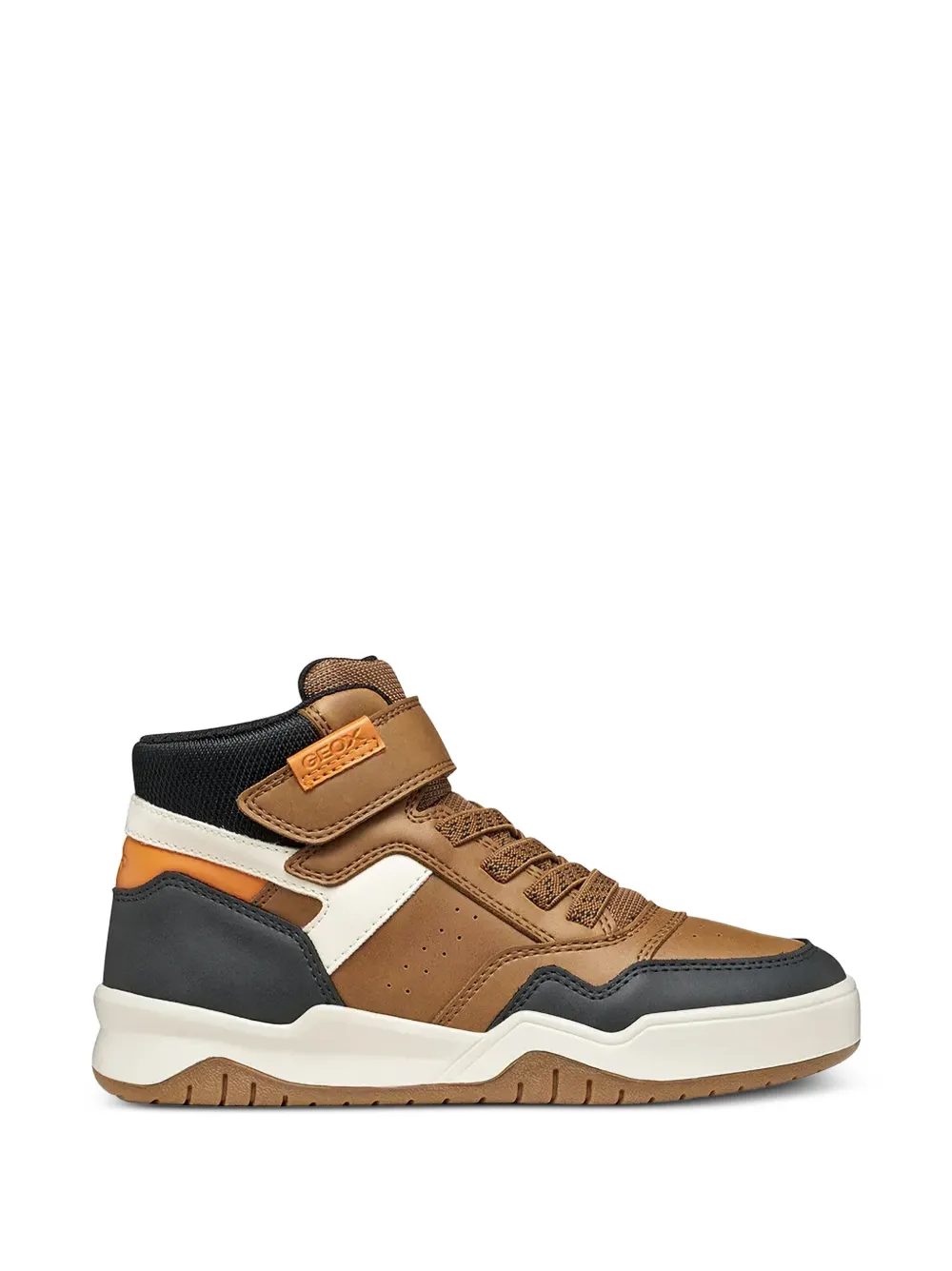Geox Kids Perth touch-strap sneakers - Marrone