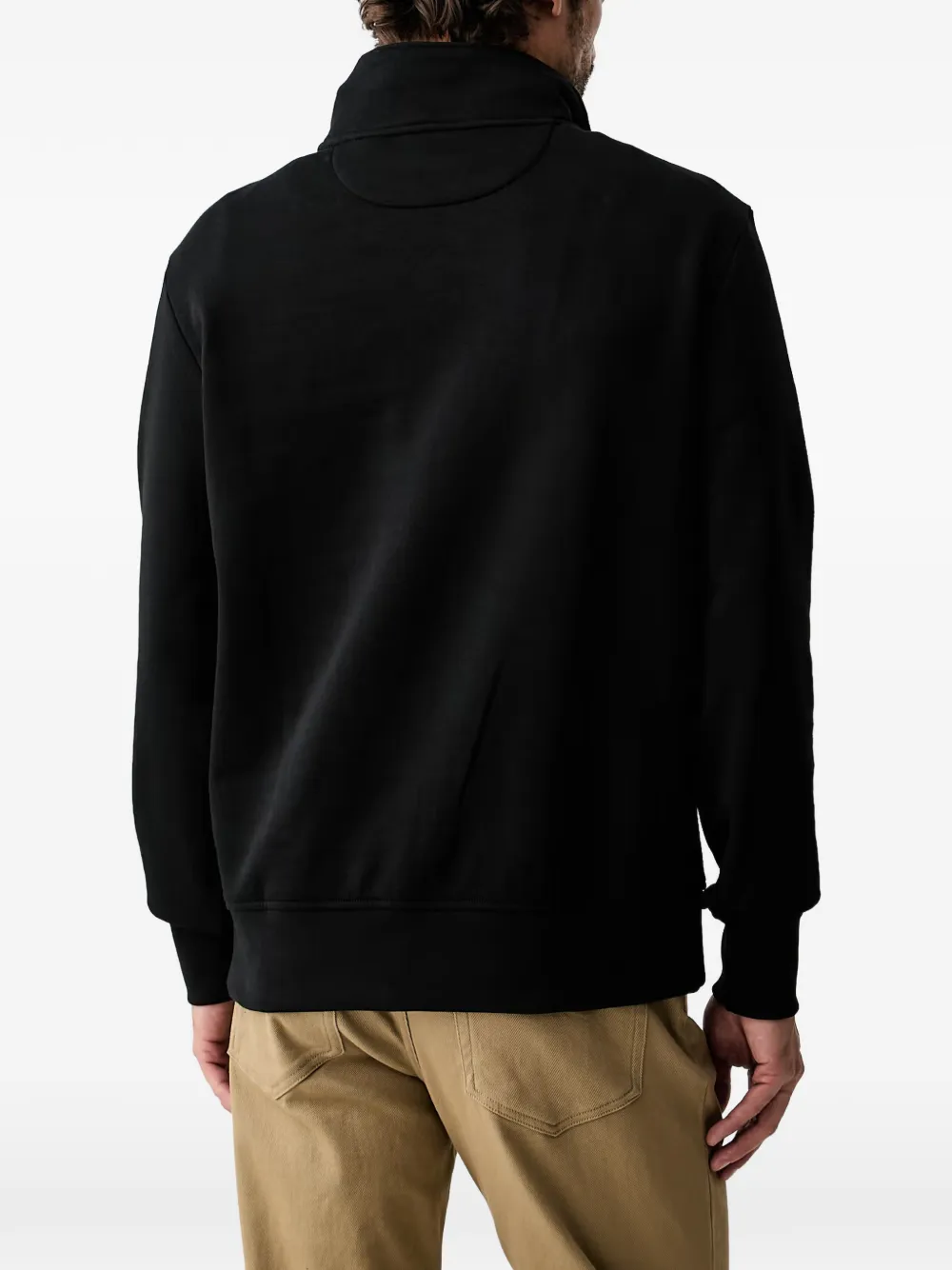 Gant Sweater met geborduurd logo Zwart