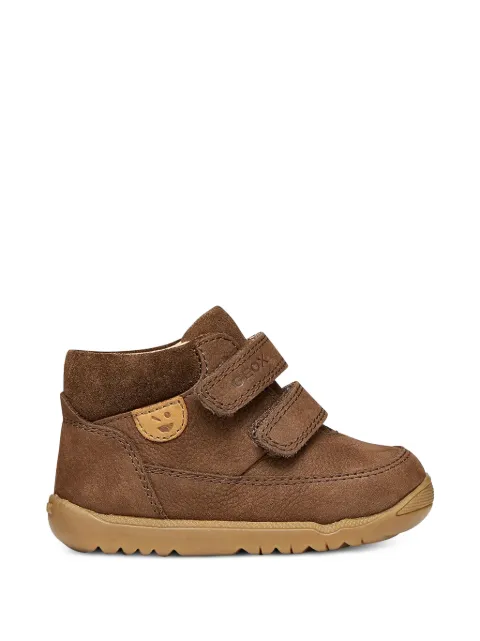 Geox Kids Macchia touch-strap leather ankle boots