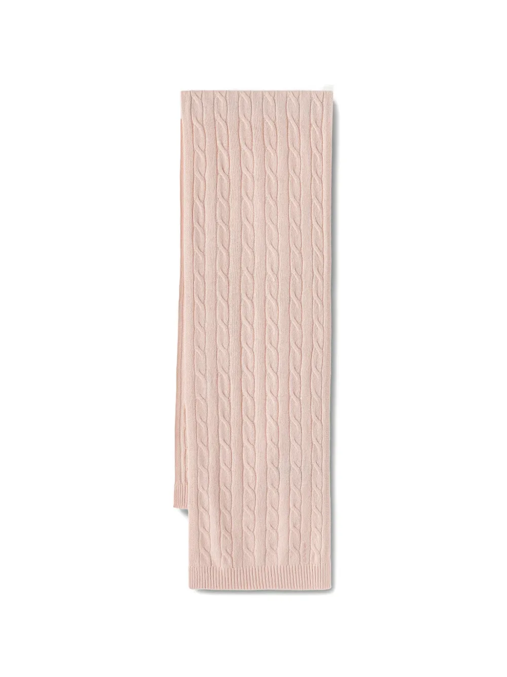 Gant Cable-knit Scarf In Pink