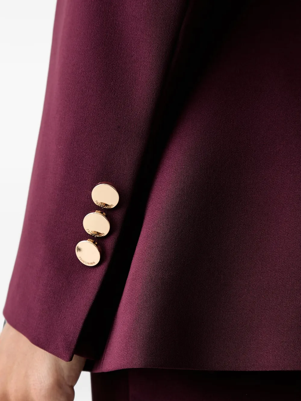 FRACOMINA Blazer met enkele rij knopen Rood