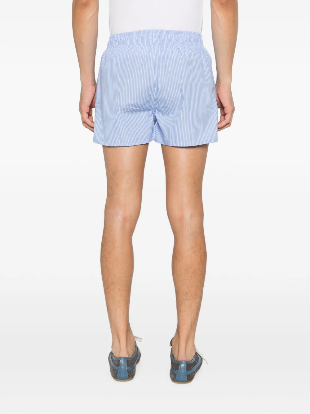 AMI Paris Elastische shorts Blauw
