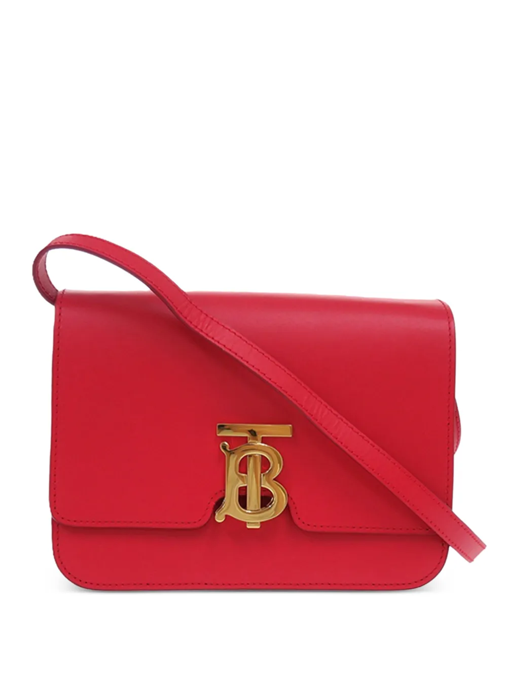 Burberry Pre-Owned Borsa a tracolla TB piccola in pelle di vitello liscia 2018-2023 - Rosso