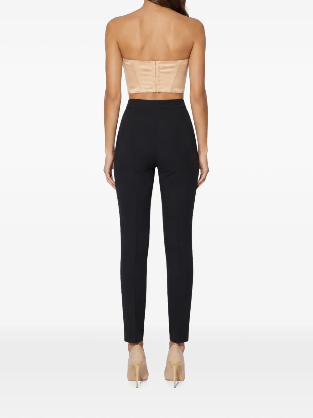 Elisabetta Franchi Strapless top Beige