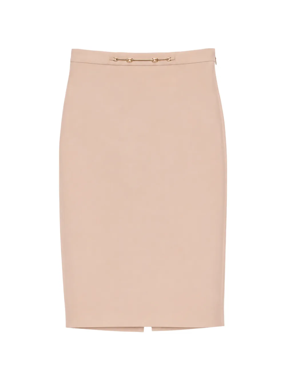 Elisabetta Franchi gold-tone hardware pencil midi skirt
