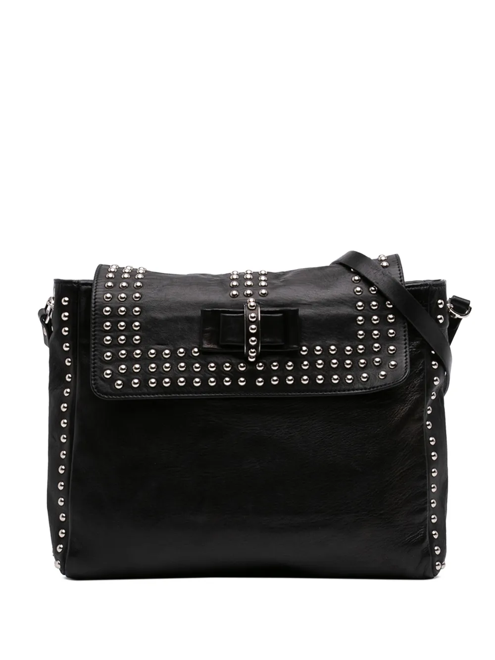 Christian Louboutin Pre-Owned 2010-2026 Studded Leather Sweet Charity crossbody bag - Schwarz