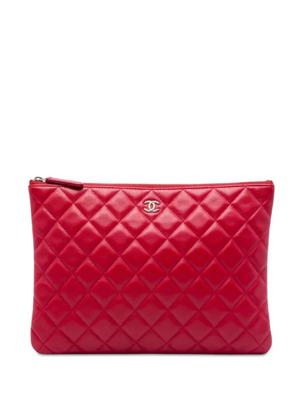 CHANEL Pre-Owned 2016-2017 ミディアム マトラッセ ラムスキン O