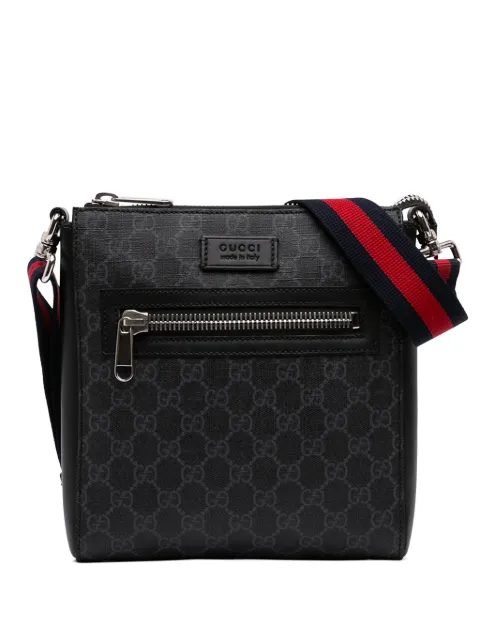 Gucci Pre-Owned 2016-2026 Small GG Supreme Web Messenger Bag crossbody bag