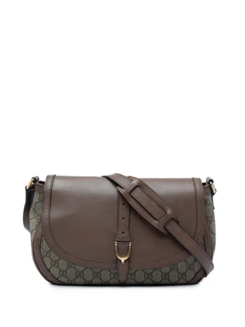 Gucci Pre-Owned 2016-2026 GG Supreme Stirrup crossbody bag