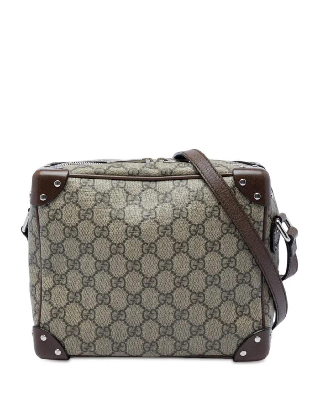 Gucci Pre-Owned 2016-2026 GG Supreme Soft Trunk crossbody bag - Toni neutri