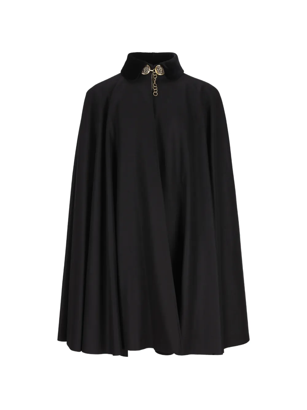 IL TABARRO Damasco Panno toggle-fastening cape - Schwarz