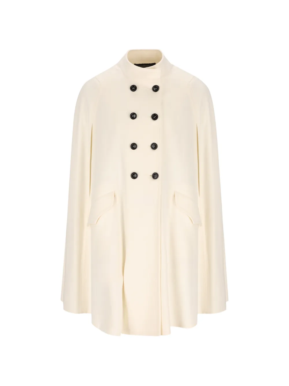 IL TABARRO Doppelreihiges Hepburn Cape - Nude