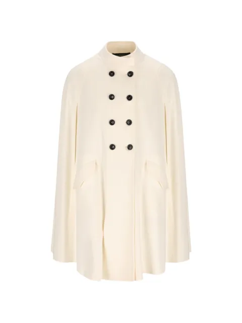 IL TABARRO Hepburn double-breasted cape