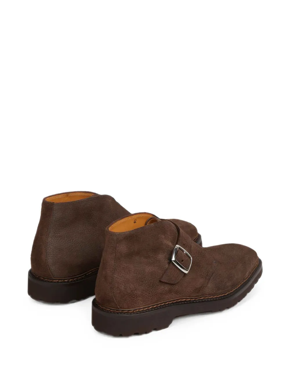 Bontoni Visionario monk strap boots Bruin