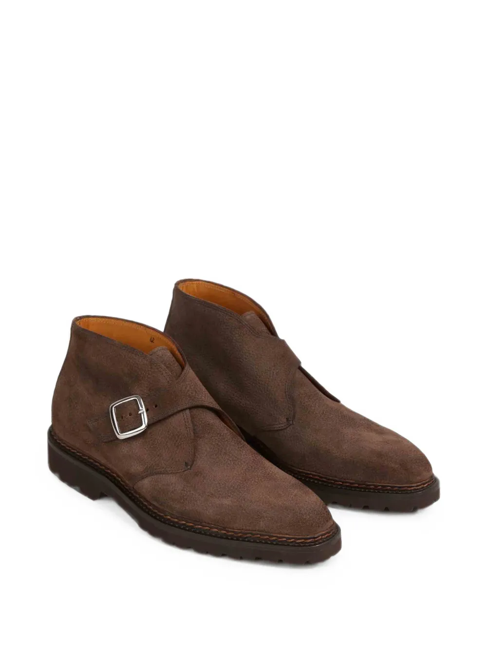 Bontoni Visionario monk strap boots Bruin