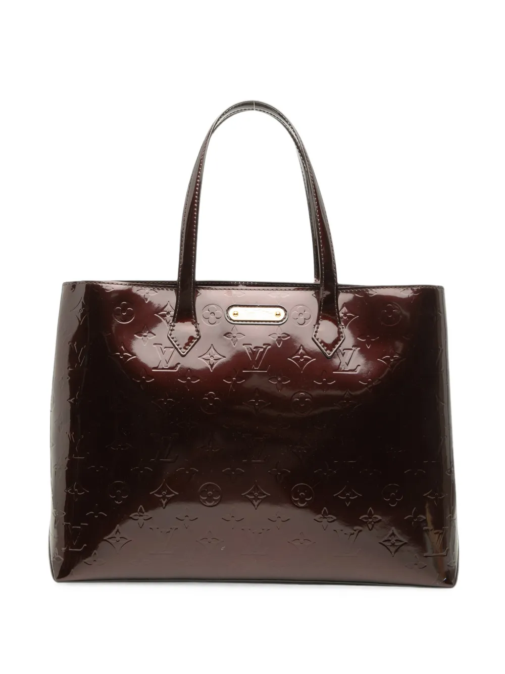 Louis Vuitton Pre-Owned 2010 Monogram Vernis Wilshire MM tote bag - Purple