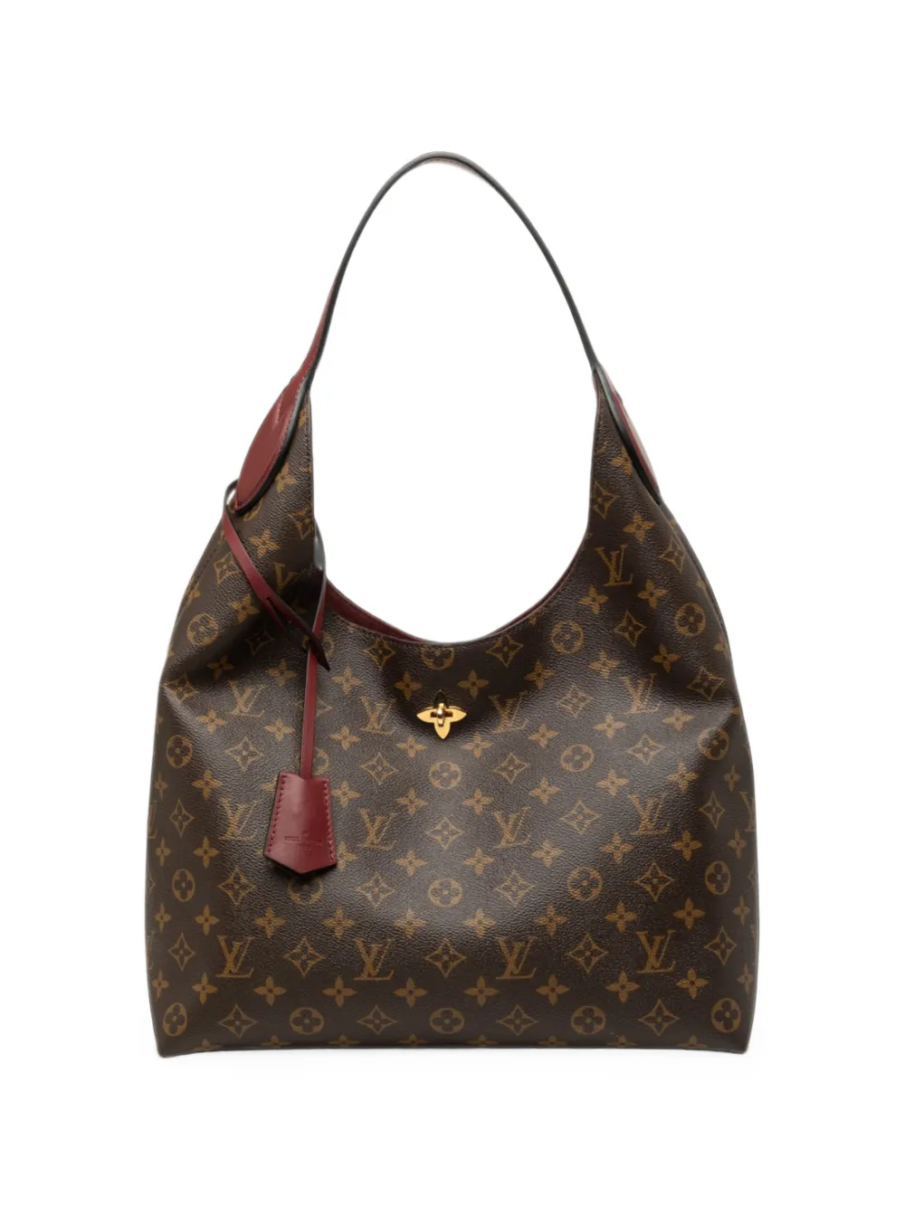 Louis Vuitton Pre-Owned 2018 Monogram Flower hobo bag - Marrone