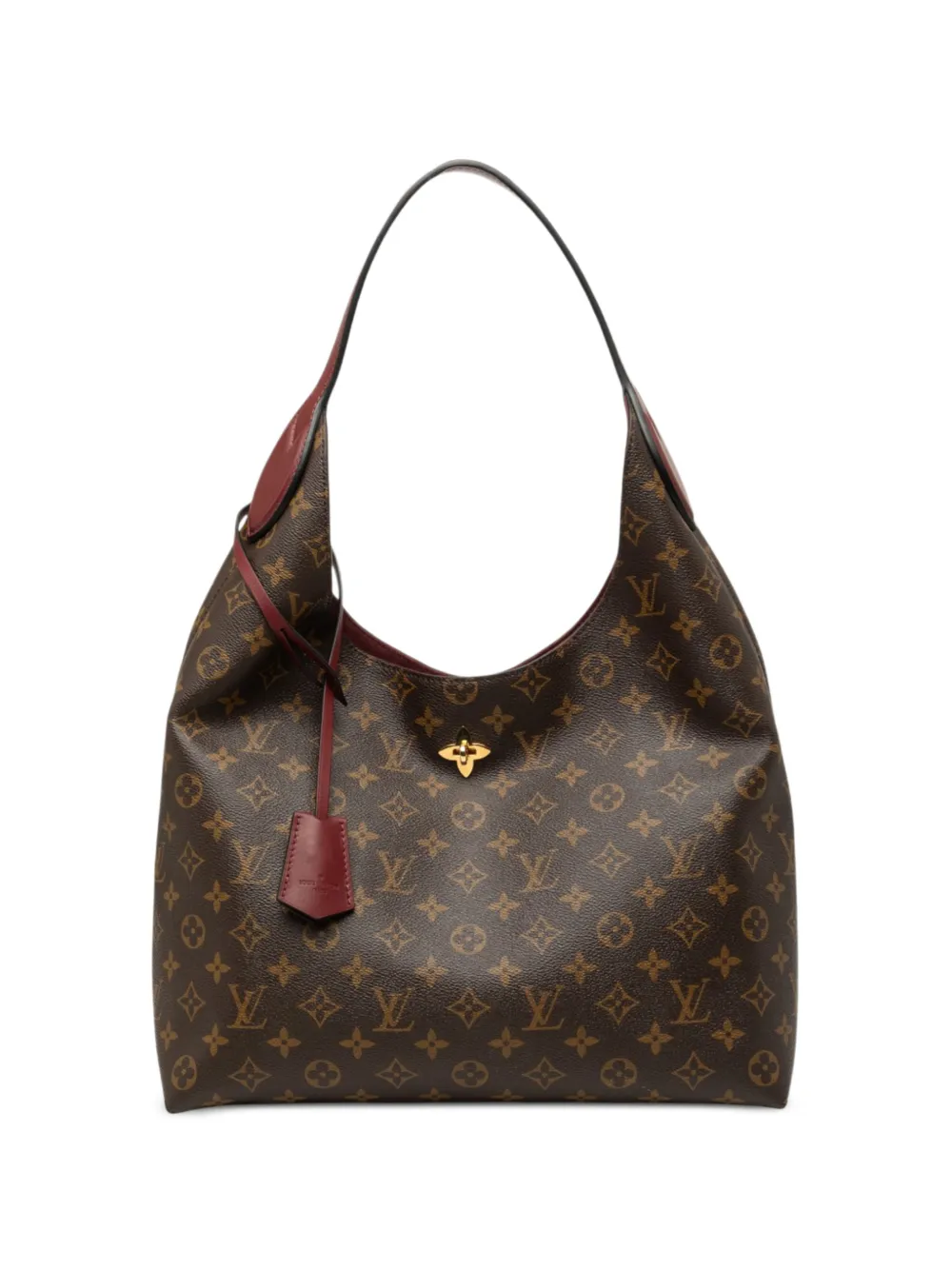 Louis Vuitton Pre-Owned sac porté épaule Flower Monogram (2018) - Marron