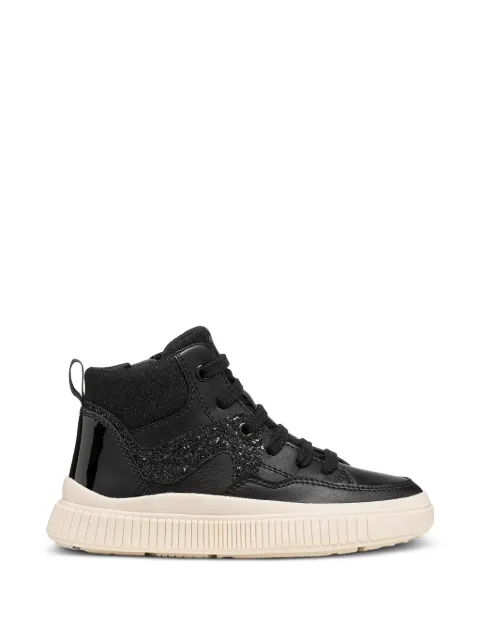 Geox Kids Laquinny glitter-detail sneakers